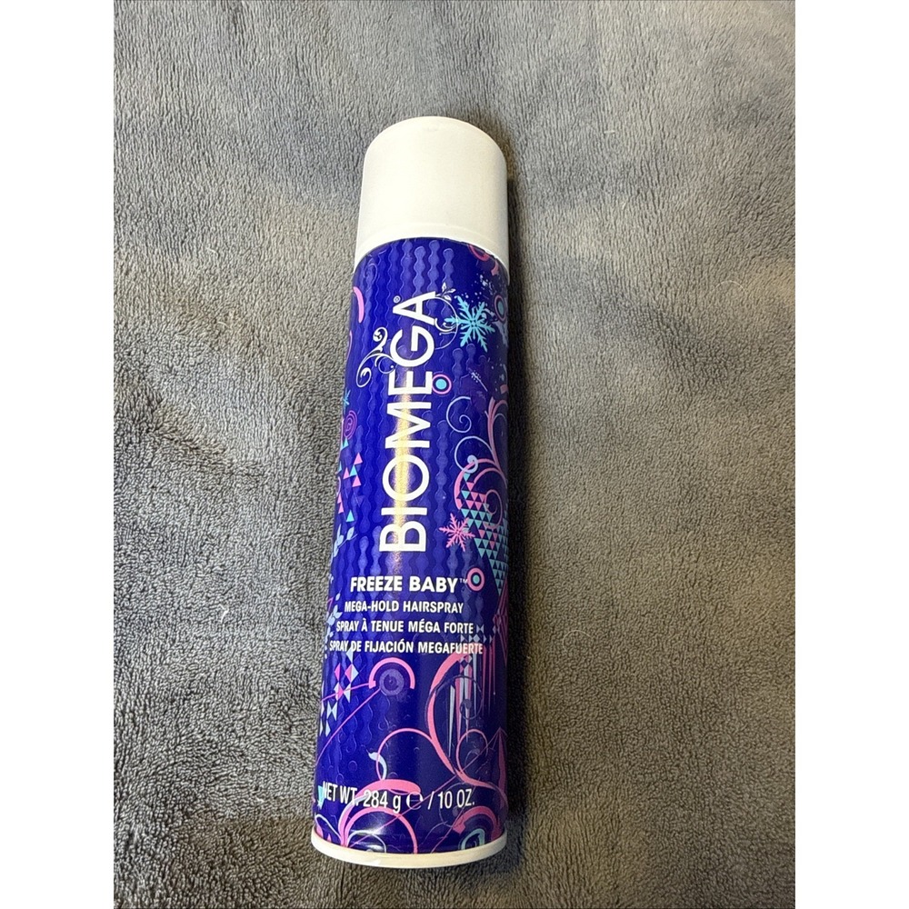 Aquage Biomega Freeze Baby Mega‑Hold Hairspray 10 oz • Quick‑Dry Shine